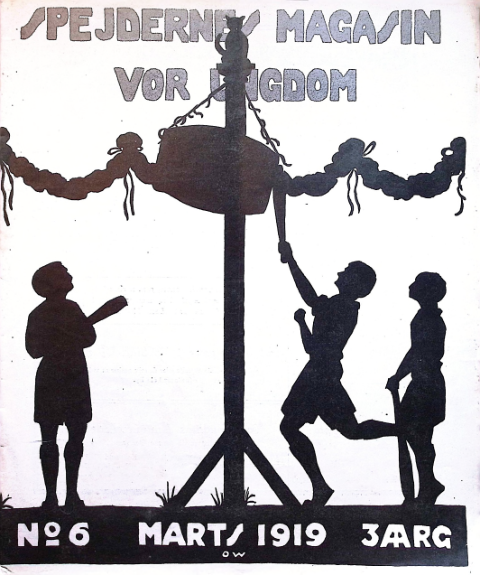 Forside: Spejdernes Magasin 1919 årg 3 nr 6