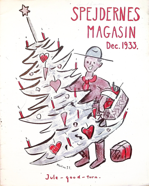 Forside: Spejdernes Magasin 1933 årg  17 nr 10