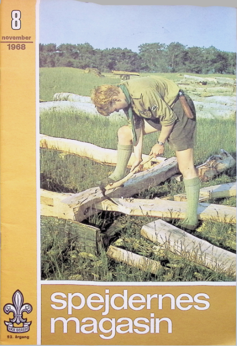 Forside: Spejdernes Magasin 1968 årg  52 nr 8