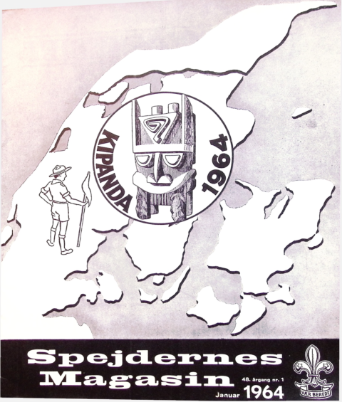 Forside: Spejdernes Magasin 1964 årg  48 nr 1
