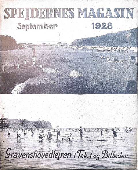 Forside: Spejdernes Magasin 1928 årg  12 nr 12