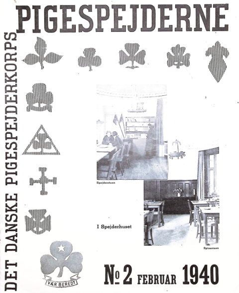 Forside: Pigespejderne 1940 årg 23 nr. 2