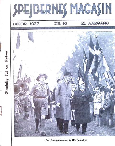 Forside: Spejdernes Magasin 1937 årg  21 nr 10