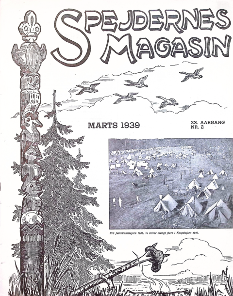 Forside: Spejdernes Magasin 1939 årg  23 nr 2