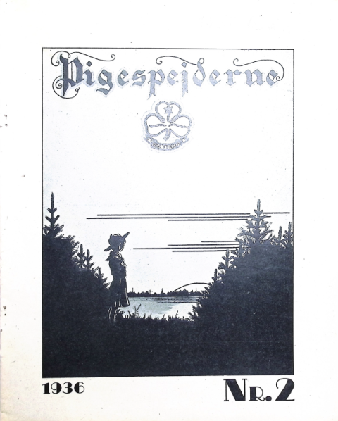 Forside: Pigespejderne 1936 årg 19 nr. 2