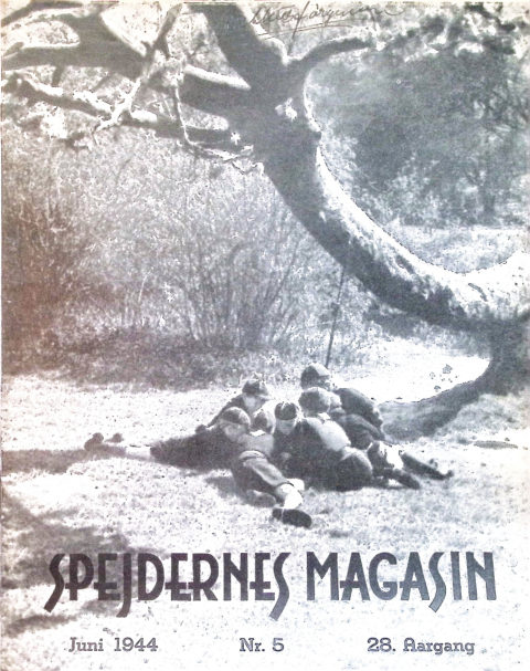 Forside: Spejdernes Magasin 1944 årg  28 nr 5