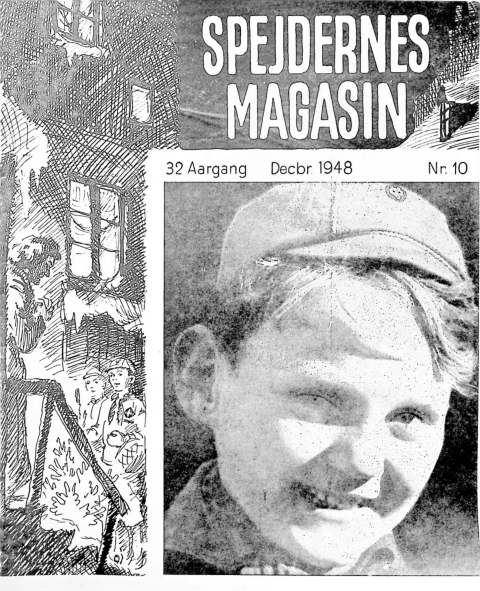 Forside: Spejdernes Magasin 1948 årg  32 nr 10