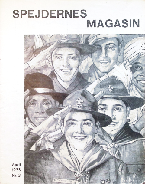 Forside: Spejdernes Magasin 1933 årg  17 nr 3