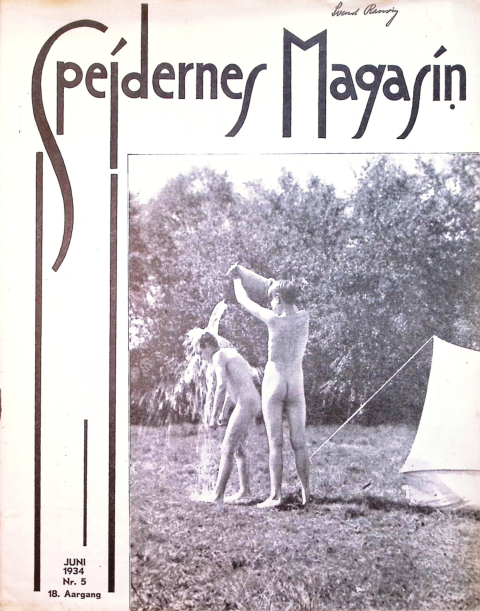 Forside: Spejdernes Magasin 1934 årg  18 nr 5