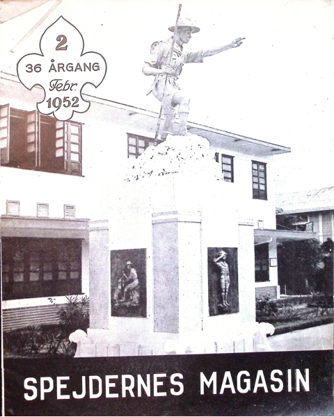 Forside: Spejdernes Magasin 1952 årg  36 nr 2