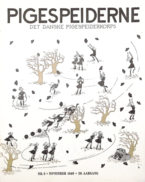 Forside: Pigespejderne 1946 årg 29 nr. 8