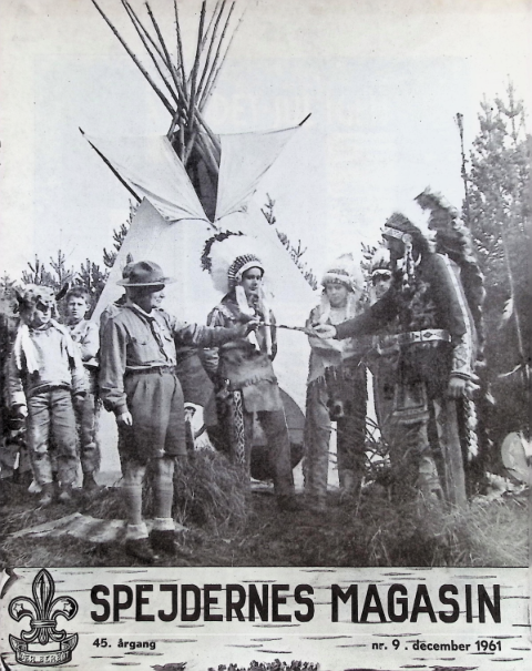 Forside: Spejdernes Magasin 1961 årg  45 nr 9