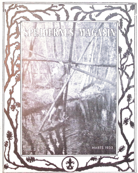 Forside: Spejdernes Magasin 1933 årg  17 nr 2