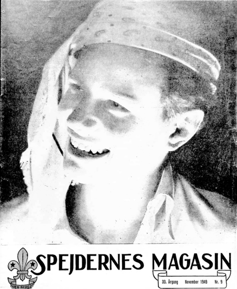 Forside: Spejdernes Magasin 1949 årg  33 nr 9