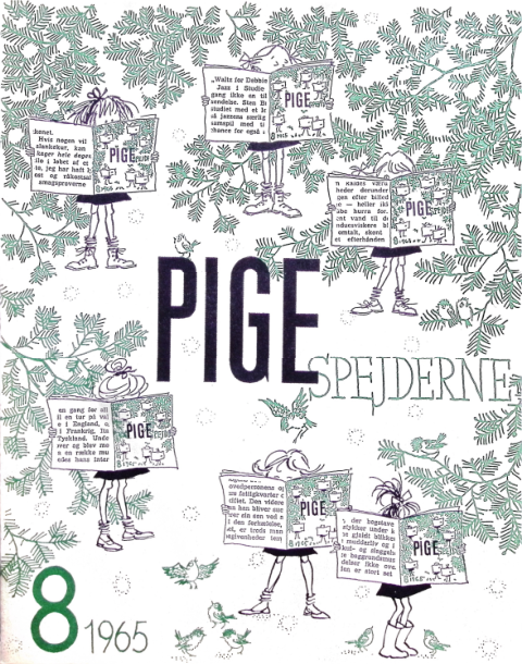 Forside: Pigespejderne 1965 årg 48 nr. 8