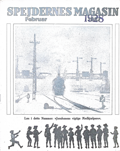 Forside: Spejdernes Magasin 1928 årg  12 nr 5