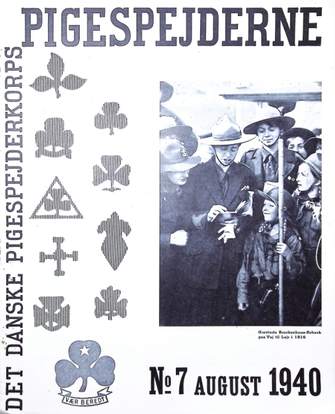 Forside: Pigespejderne 1940 årg 23 nr. 7