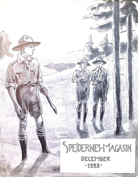 Forside: Spejdernes Magasin 1923 årg  8 nr 3