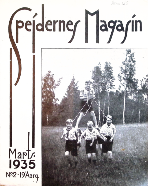 Forside: Spejdernes Magasin 1935 årg  19 nr 2