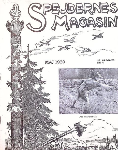 Forside: Spejdernes Magasin 1939 årg  23 nr 4