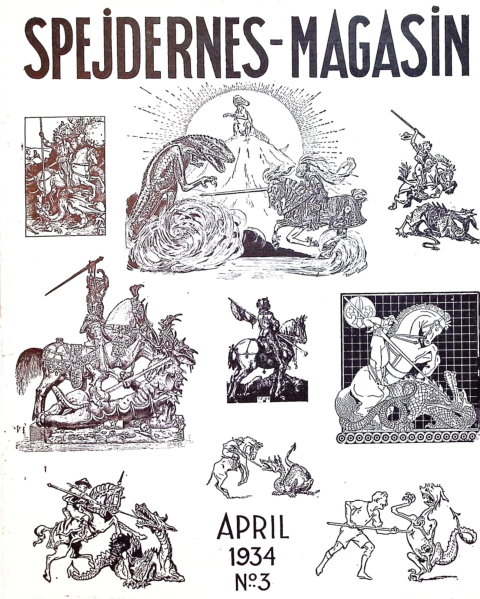 Forside: Spejdernes Magasin 1934 årg  18 nr 3