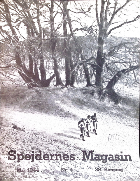 Forside: Spejdernes Magasin 1944 årg  28 nr 4
