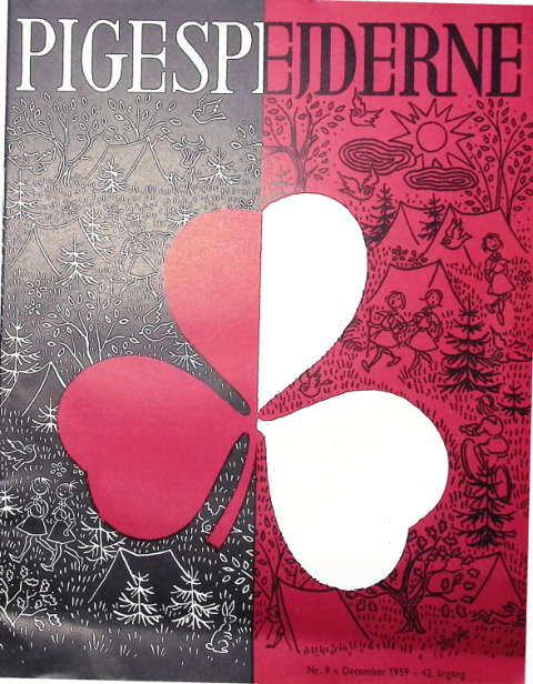 Forside: Pigespejderne 1959 årg 42 nr. 9