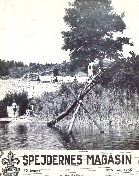 Forside: Spejdernes Magasin 1956 årg  40 nr 5