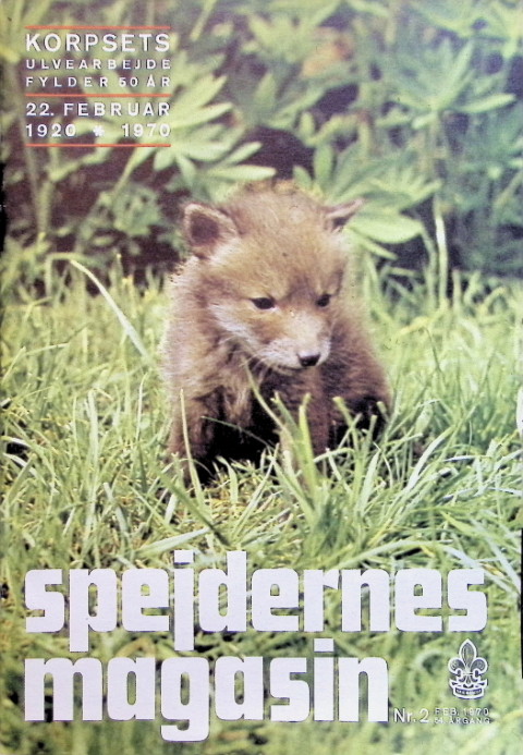 Forside: Spejdernes Magasin 1970 årg  54 nr 2