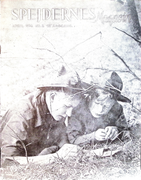 Forside: Spejdernes Magasin 1938 årg  22 nr 3
