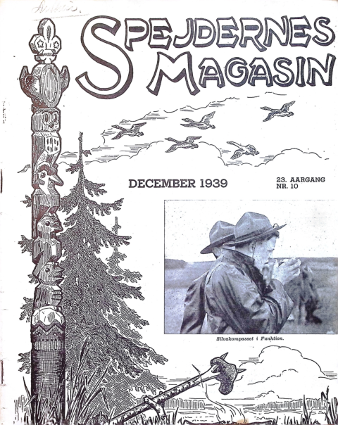 Forside: Spejdernes Magasin 1939 årg  23 nr 10