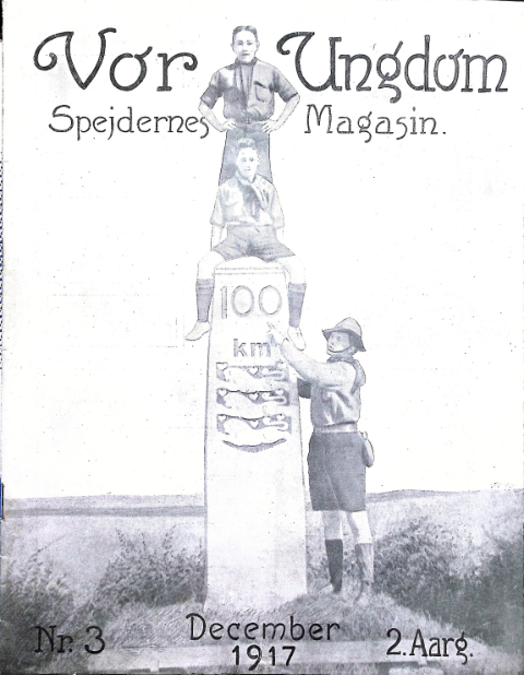 Forside: Spejdernes Magasin 1917 årg 2 nr 3