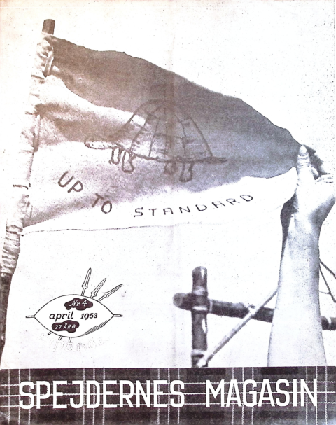 Forside: Spejdernes Magasin 1953 årg  37 nr 4