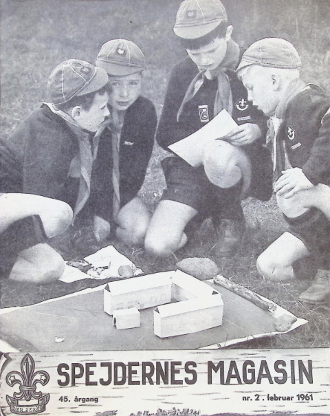 Forside: Spejdernes Magasin 1961 årg  45 nr 2