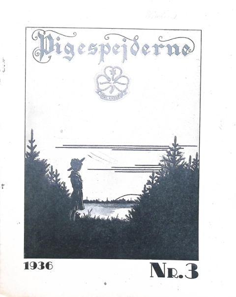Forside: Pigespejderne 1936 årg 19 nr. 3