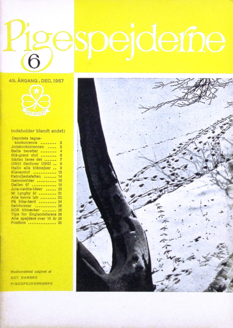 Forside: Pigespejderne 1967 årg 50 nr. 6