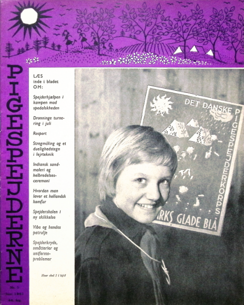 Forside: Pigespejderne 1961 årg 44 nr. 5