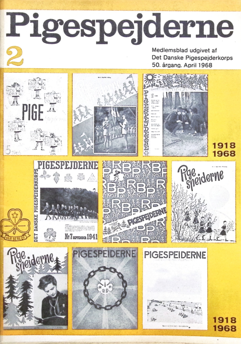 Forside: Pigespejderne 1968 årg 51 nr. 2