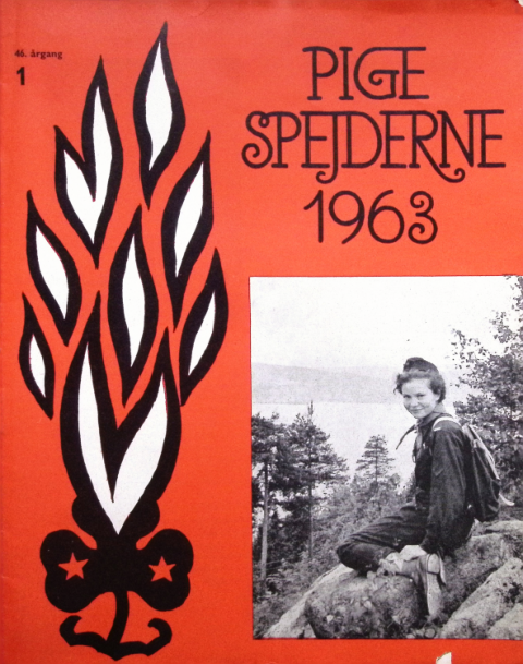 Forside: Pigespejderne 1963 årg 46 nr. 1