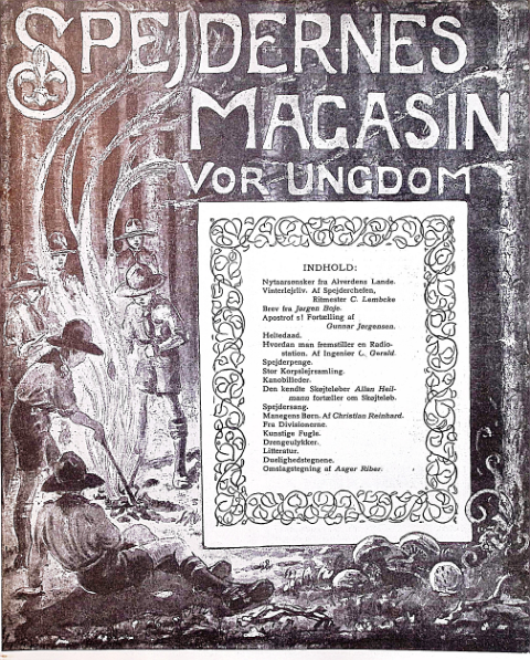 Forside: Spejdernes Magasin 1923 årg  7 nr 5