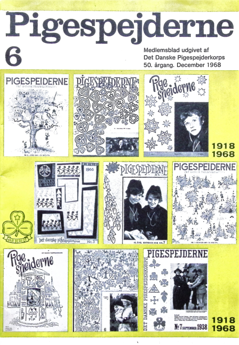 Forside: Pigespejderne 1968 årg 51 nr. 6