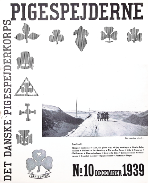 Forside: Pigespejderne 1939 årg 22 nr. 10