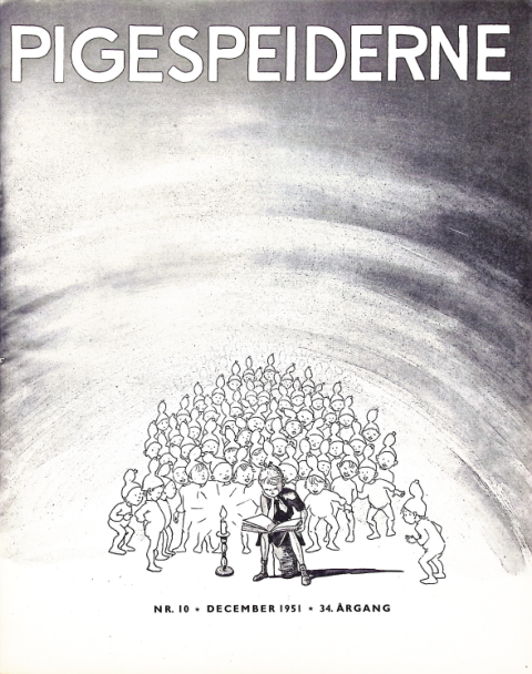 Forside: Pigespejderne 1951 årg 34 nr. 10