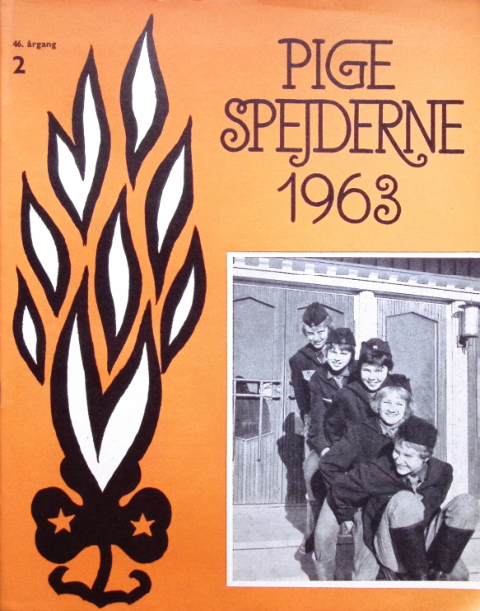Forside: Pigespejderne 1963 årg 46 nr. 2