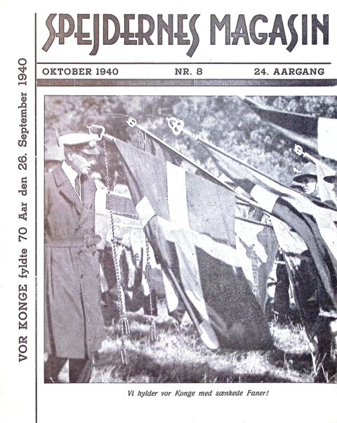 Forside: Spejdernes Magasin 1940 årg  24 nr 8