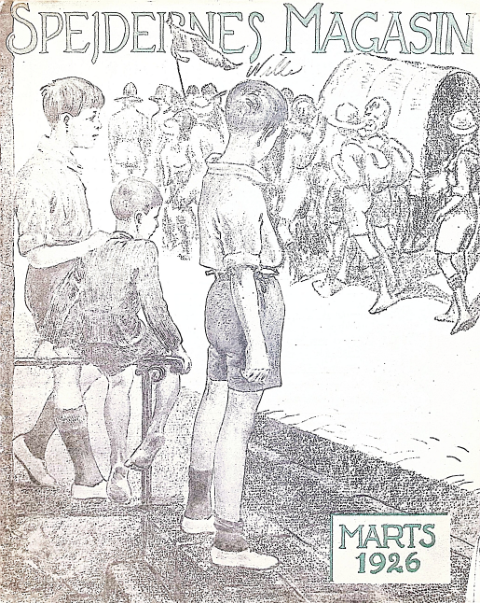 Forside: Spejdernes Magasin 1926 årg  10 nr 6