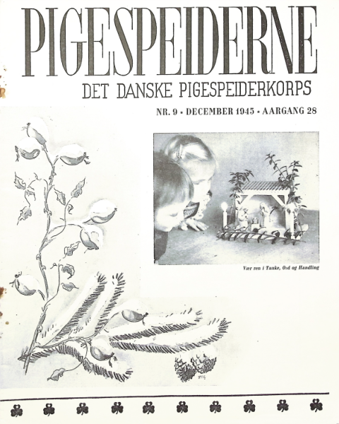 Forside: Pigespejderne 1945 årg 28 nr. 9