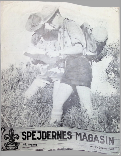 Forside: Spejdernes Magasin 1961 årg  45 nr 1