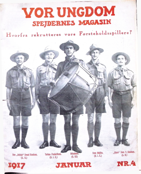 Forside: Spejdernes Magasin 1917 nr 4