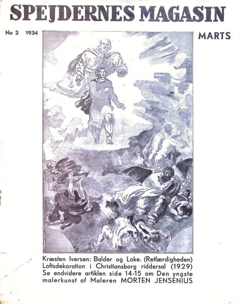 Forside: Spejdernes Magasin 1934 årg  18 nr 2